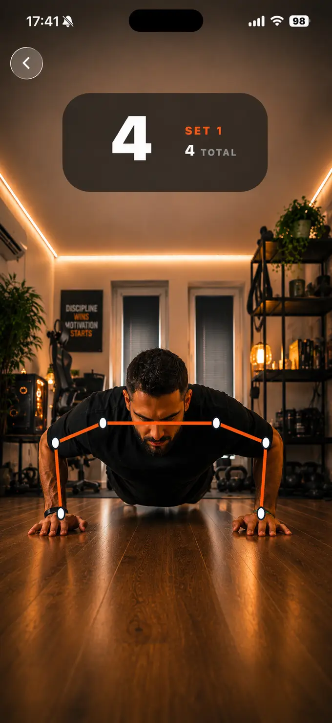 Camera Workout App for iPhone